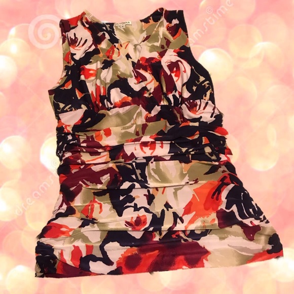 Kiyonna Tops - Pretty Printed Top